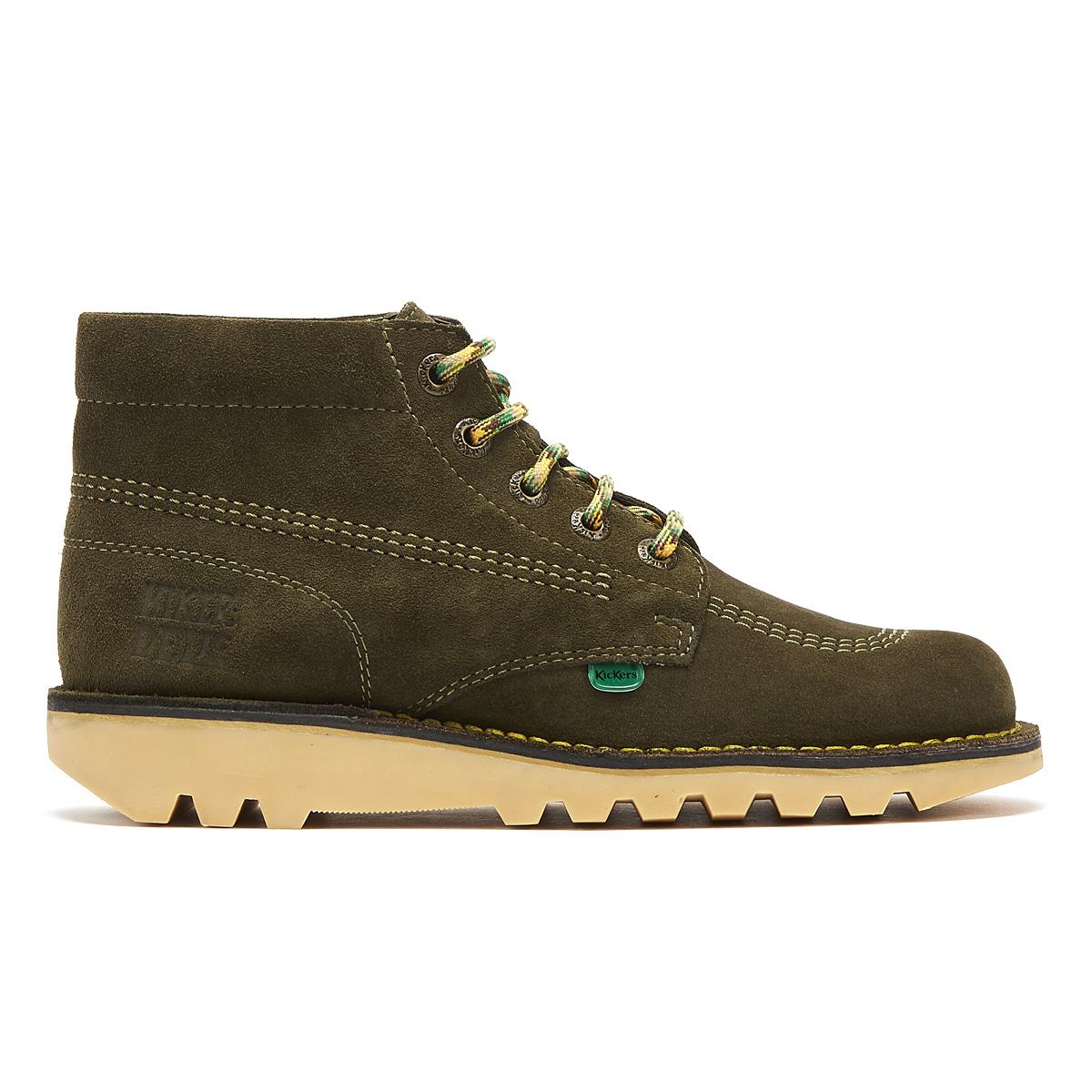 green kickers boots