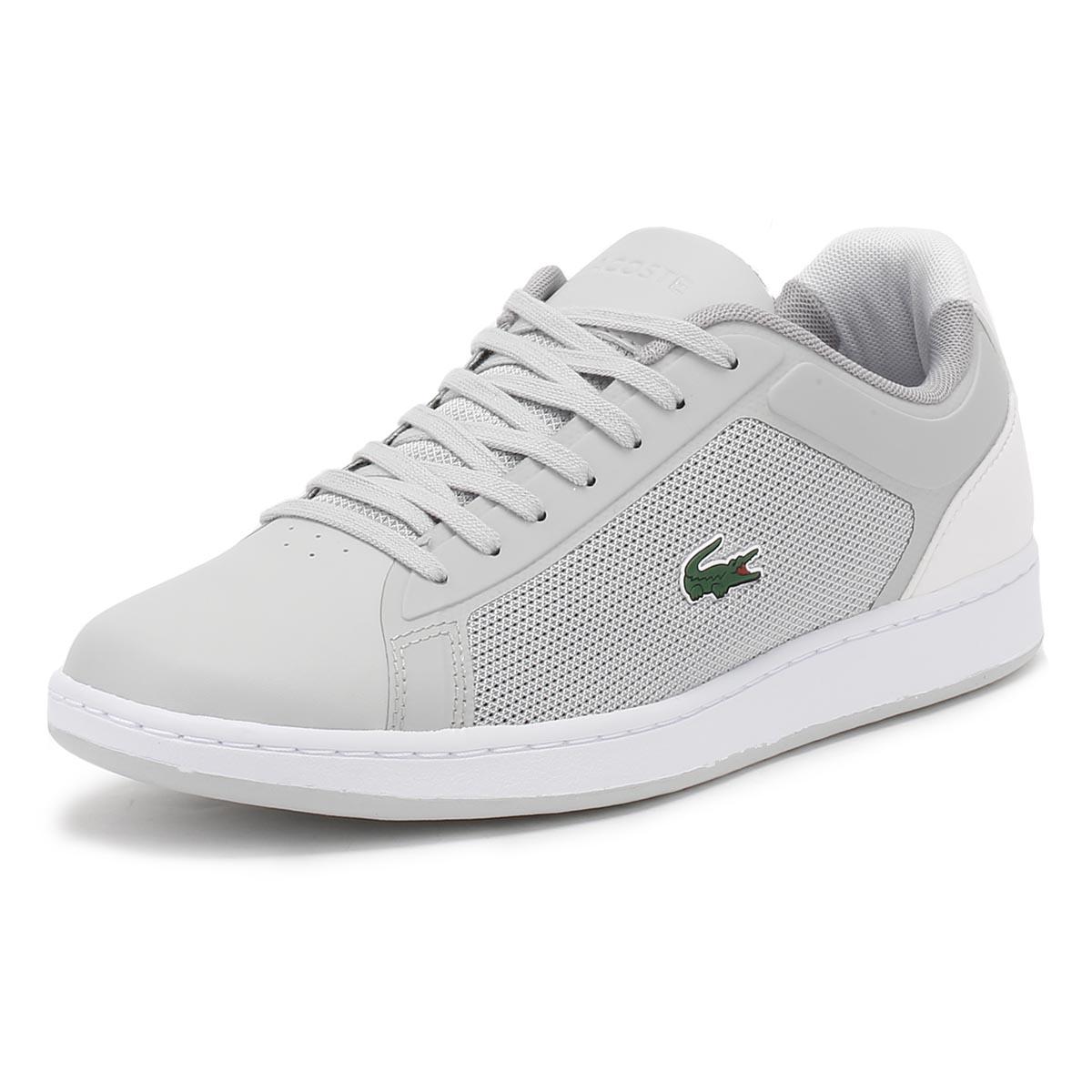 Lacoste Synthetic Mens Light Grey Endliner 217 1 Spm Trainers in Gray ...