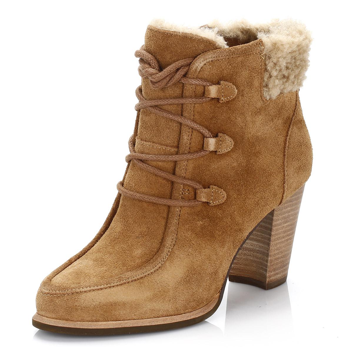 UGG Ugg Womens Chestnut Brown Analise Suede Boot - Lyst