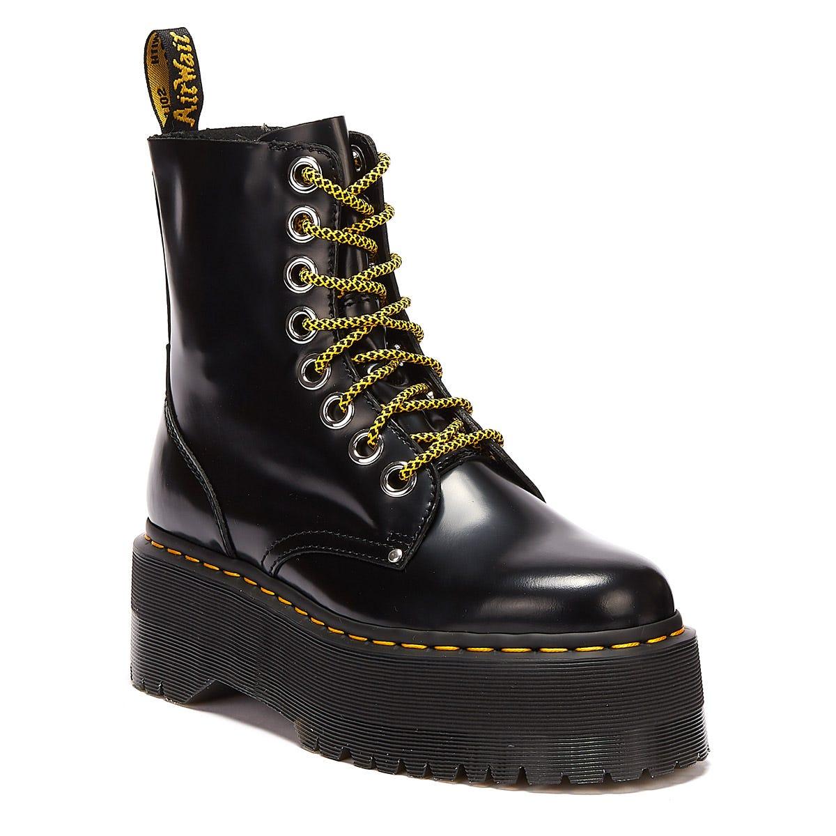 Dr. Martens Leather Dr. Martens Jadon Max Buttero Womens Black Boots - Lyst