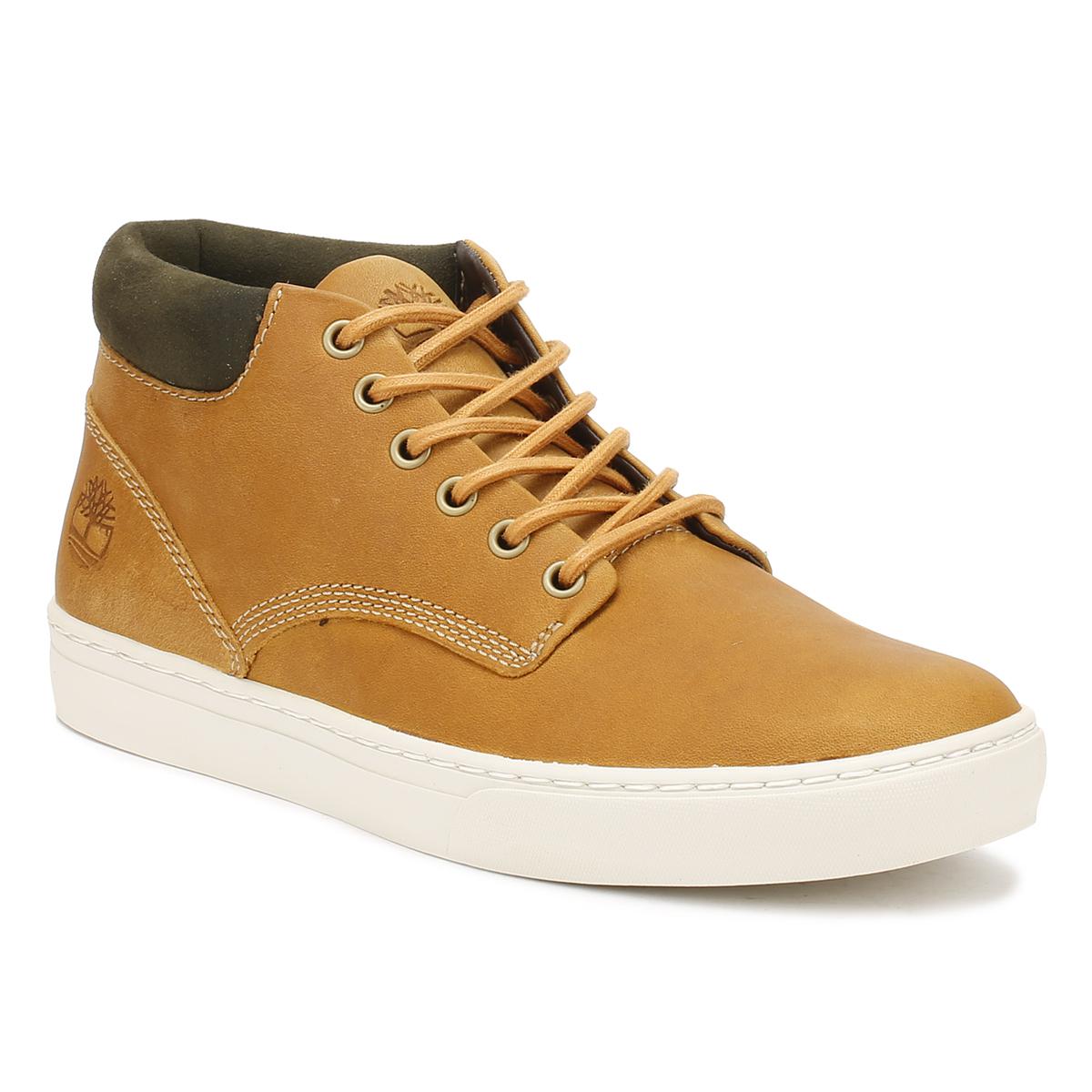 Timberland Leather Mens Wheat Adventure 2.0 Cupsole Chukka Boots in ...