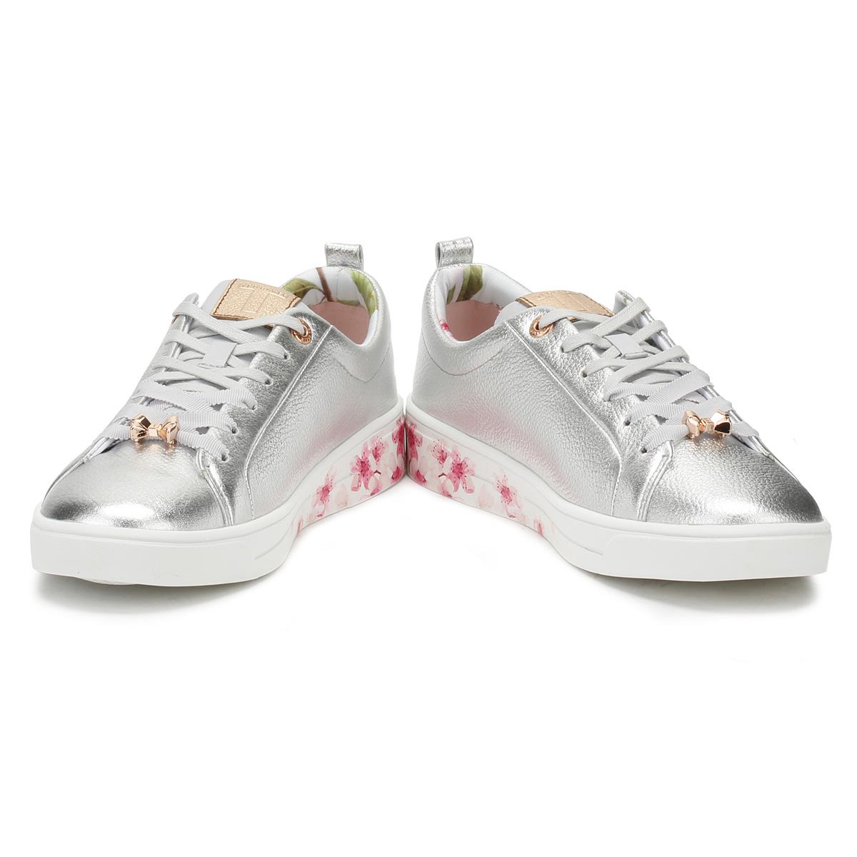Ted Baker Womens Silver Kelleip Trainers in Metallic Lyst UK