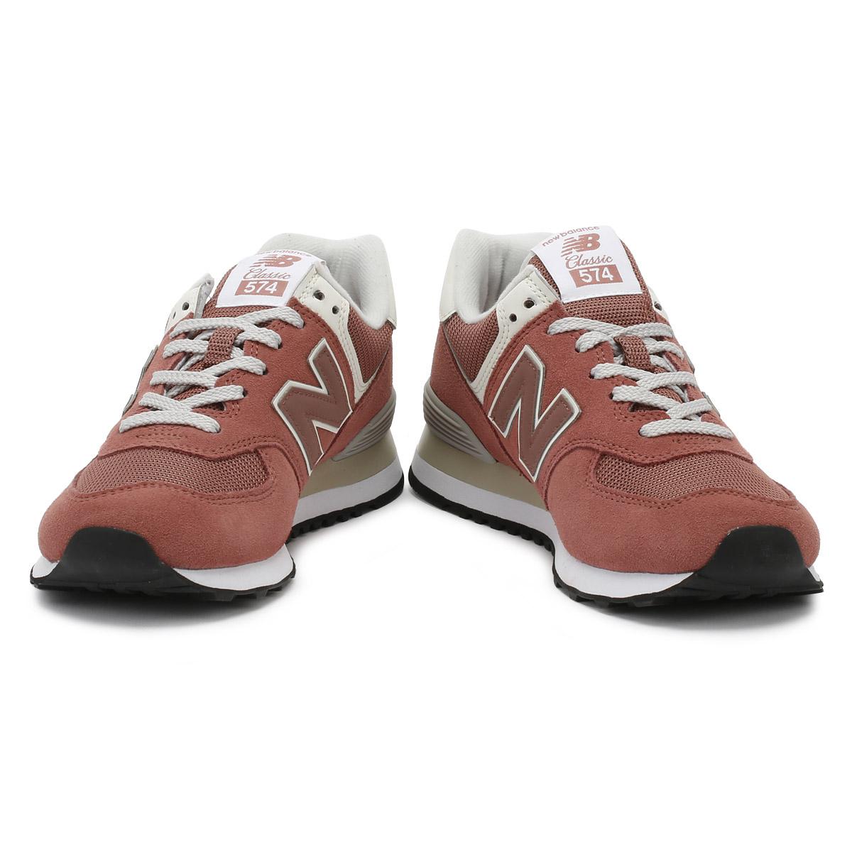 New Balance Suede Womens Dark Oxide Pink 574 Classic Trainers for ...