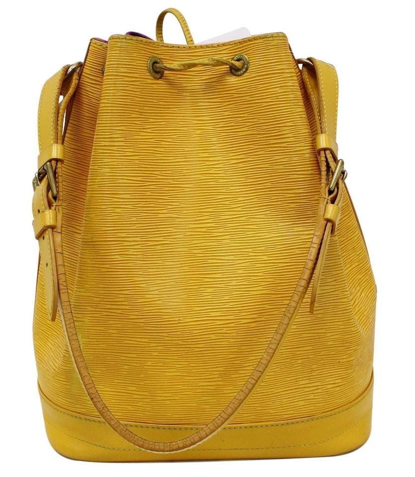 Louis Vuitton Yellow Epi Leather Large Noe Shoulder Bag - Lyst