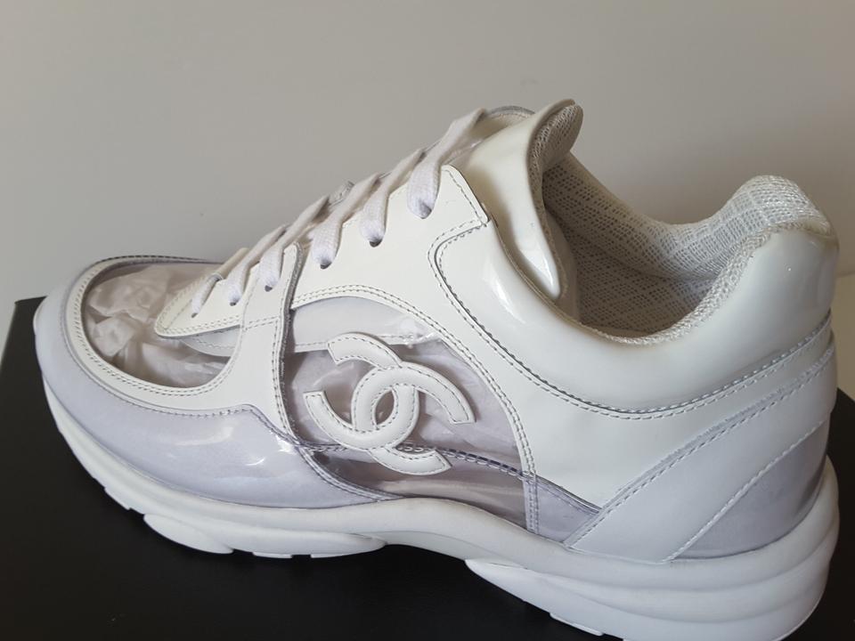 Chanel White Sneakers With Bow Herenschoenen Chanel White Sneakers With Bow Herenschoenen