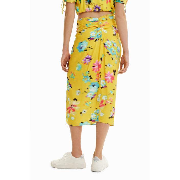 Desigual Skirt in Yellow | Lyst