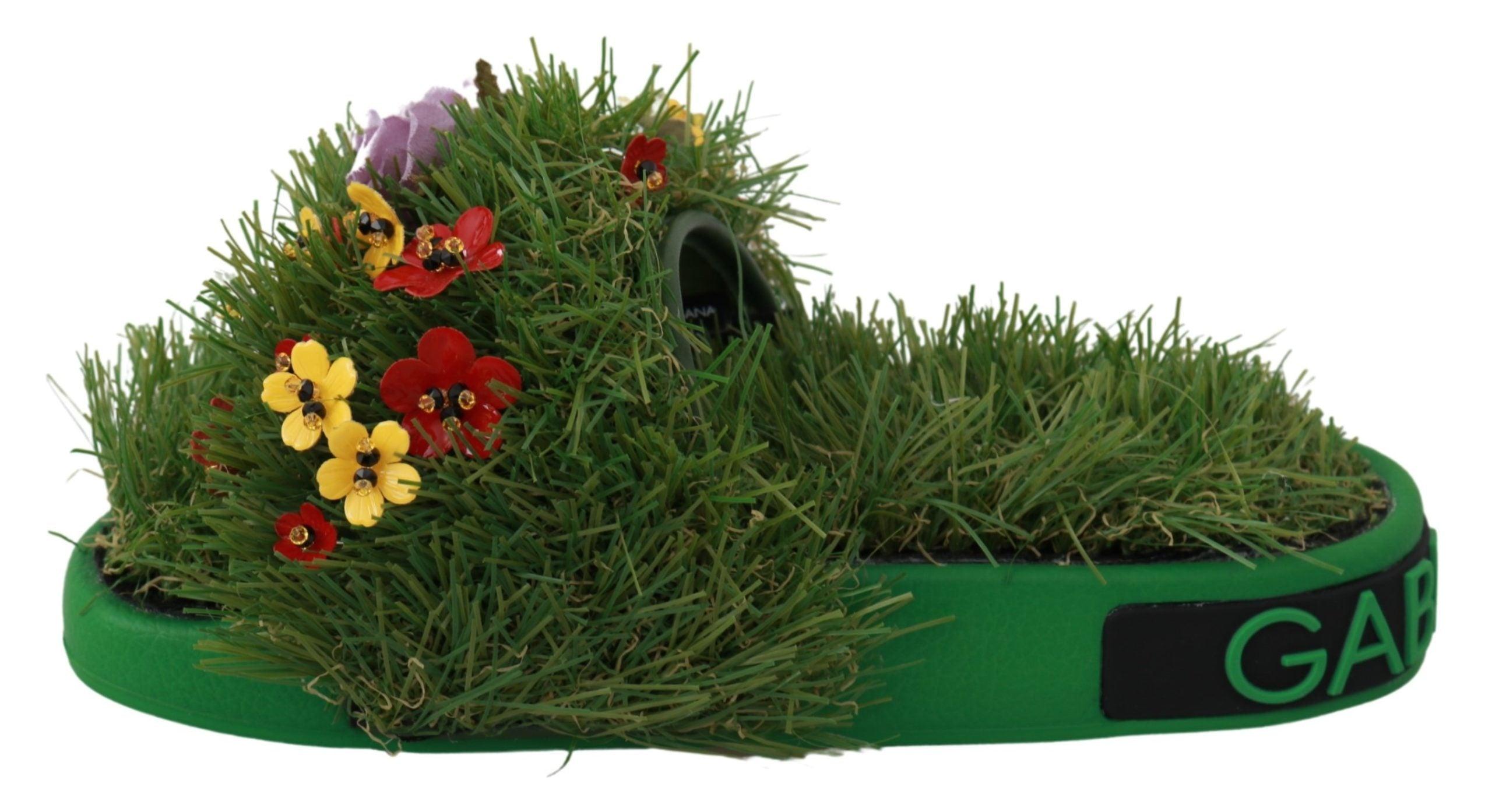 Dolce and gabbana grass best sale slides
