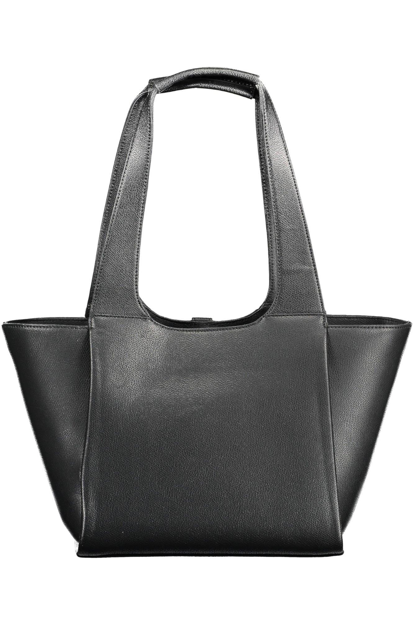 Tommy Hilfiger Black Polyurethane Handbag | Lyst