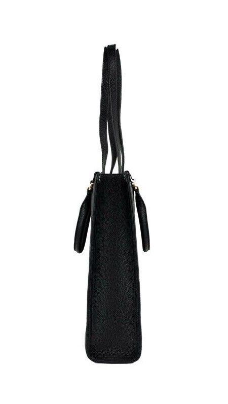 Tory Burch Blake Camera Bag Mini Black in Pebbled Leather with