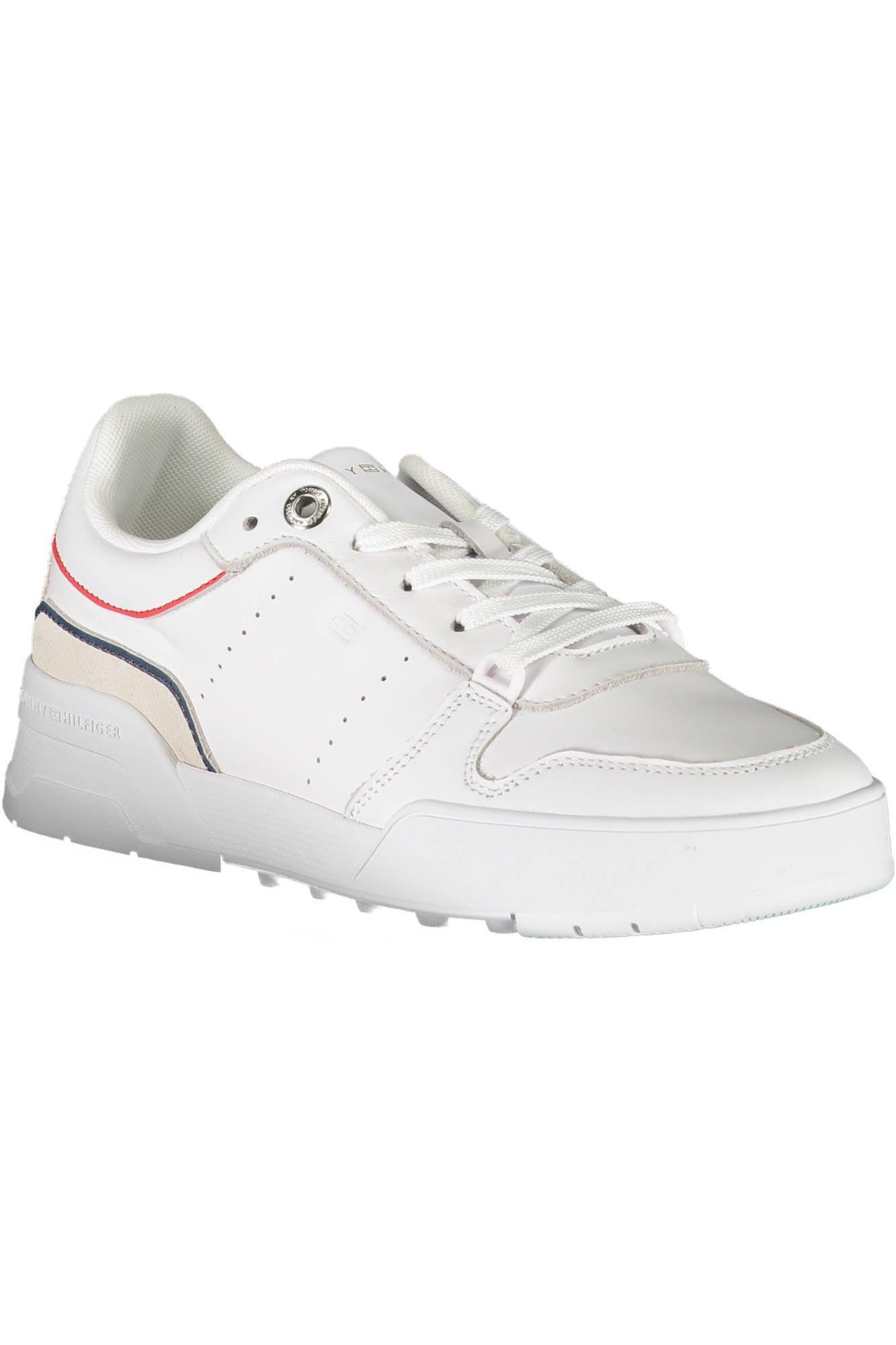 Tommy Hilfiger White Polyester Sneaker | Lyst
