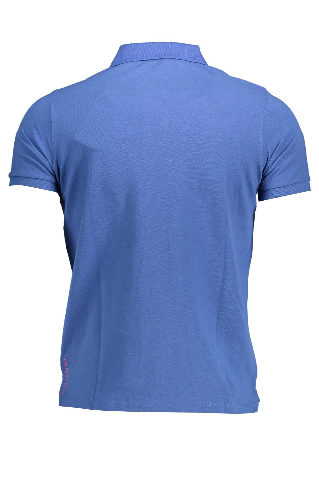 U.S. POLO ASSN. Blue Cotton Polo Shirt for Men | Lyst