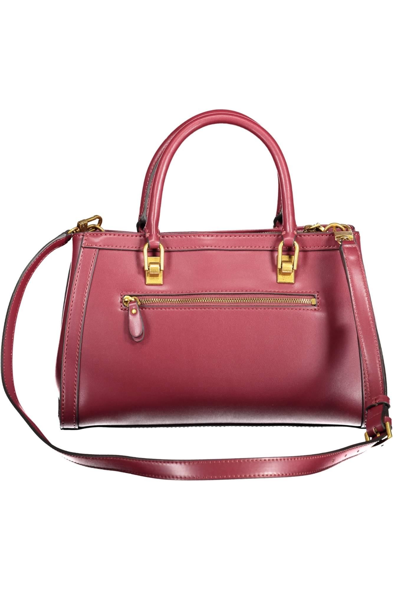 Guess Purple Polyurethane Handbag in Red | Lyst