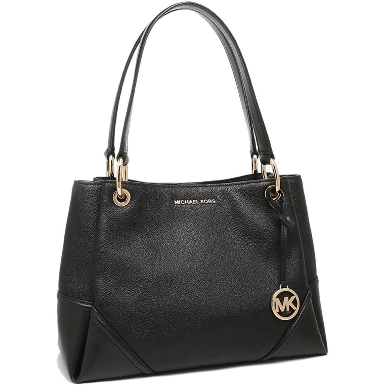 Michael Kors Nicole Large Shoulder Tote Bag Handbag in Black | Lyst