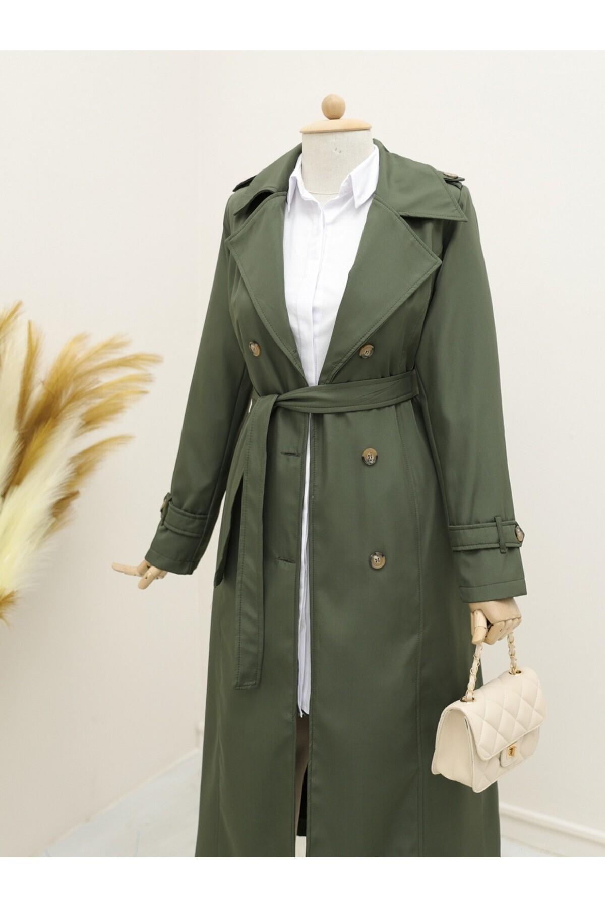 Damen-Mäntel und Trenchcoats – Grün Lyst Seite