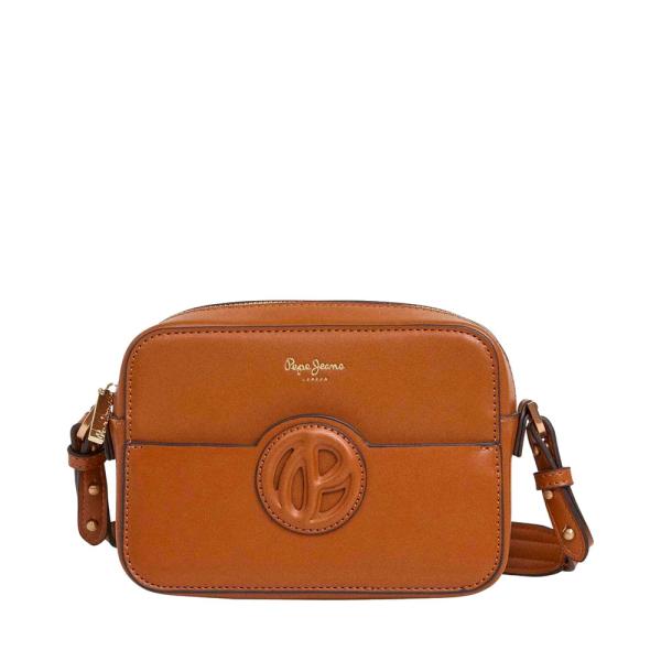 Pepe Jeans Corin Borsa A Tracolla Donna - Zaino In Poliestere Con Scomparto PC, Rosa/Verde
