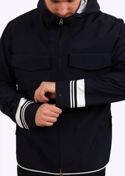 Stone Island Marina Jacket In Navy Blue For Men Lyst
