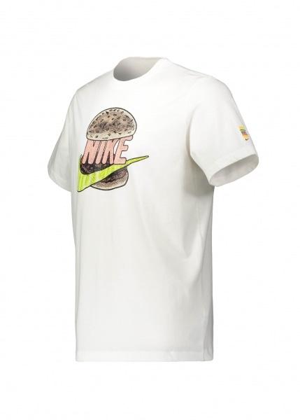 Nike Embroidered Hamburger Icon Tee in White for Men | Lyst