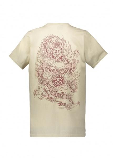 Stussy Dragon Tee in Natural for Men | Lyst