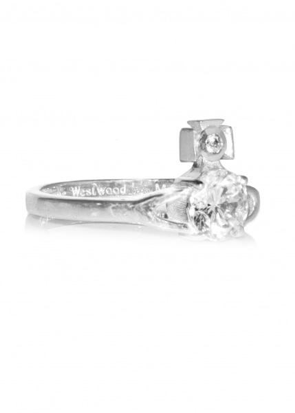 Vivienne Westwood☆ REINA PETITE RING【送料込】 Reina Petite Ring in PLATINUM-WHITE-CZ | Vivienne Westwood®