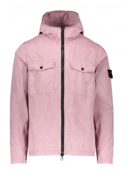 Stone Island Zip Overshirt in Pink for Men | Lyst UK