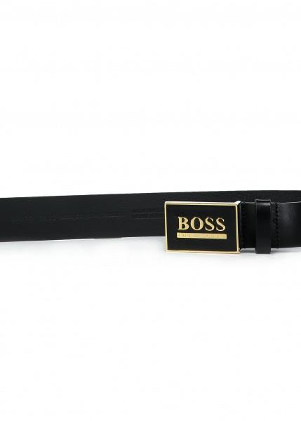 BOSS by HUGO BOSS Boss Icon Leather Belt in Black for Men - Lyst