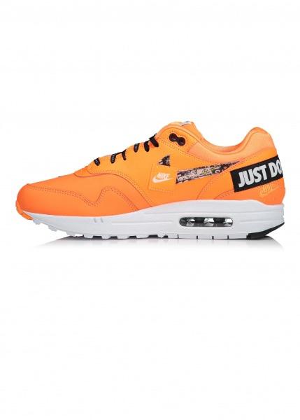 white & orange air max 1 lx sneakers