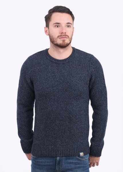 Carhartt Morris Sweater in Black / Navy (Blue) for Men - Lyst