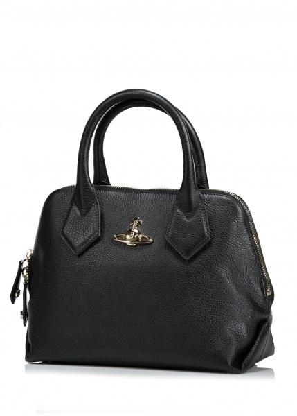 Vivienne Westwood Leather Balmoral Small Handbag in Black - Lyst