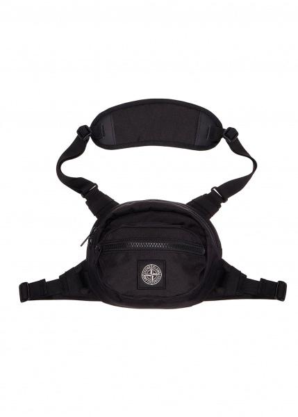 Stone Island Synthetic Waist Bag in Black for Men | Lyst