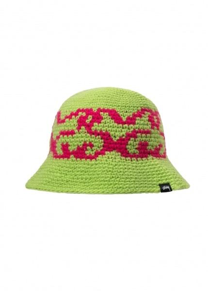 Stussy Knit Bucket Hat in Green | Lyst