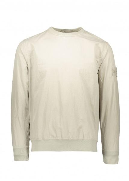 Stone Island Ghost Cotton Resin Sweater in Beige (Natural) for Men | Lyst
