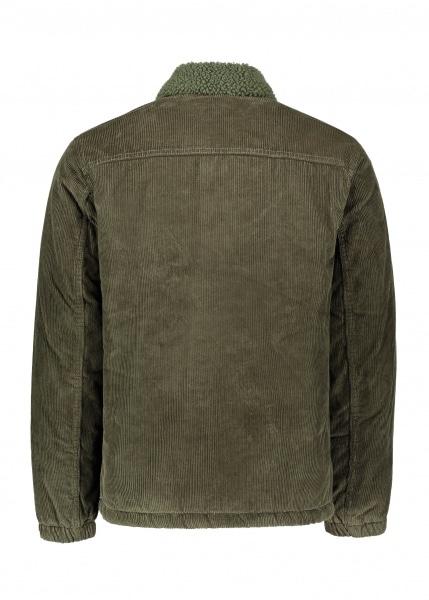 levi's cord sherpa coach jacket in green