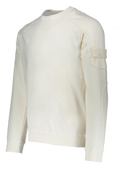 Stone Island Ghost Patch Crew in Natural for Men - Lyst