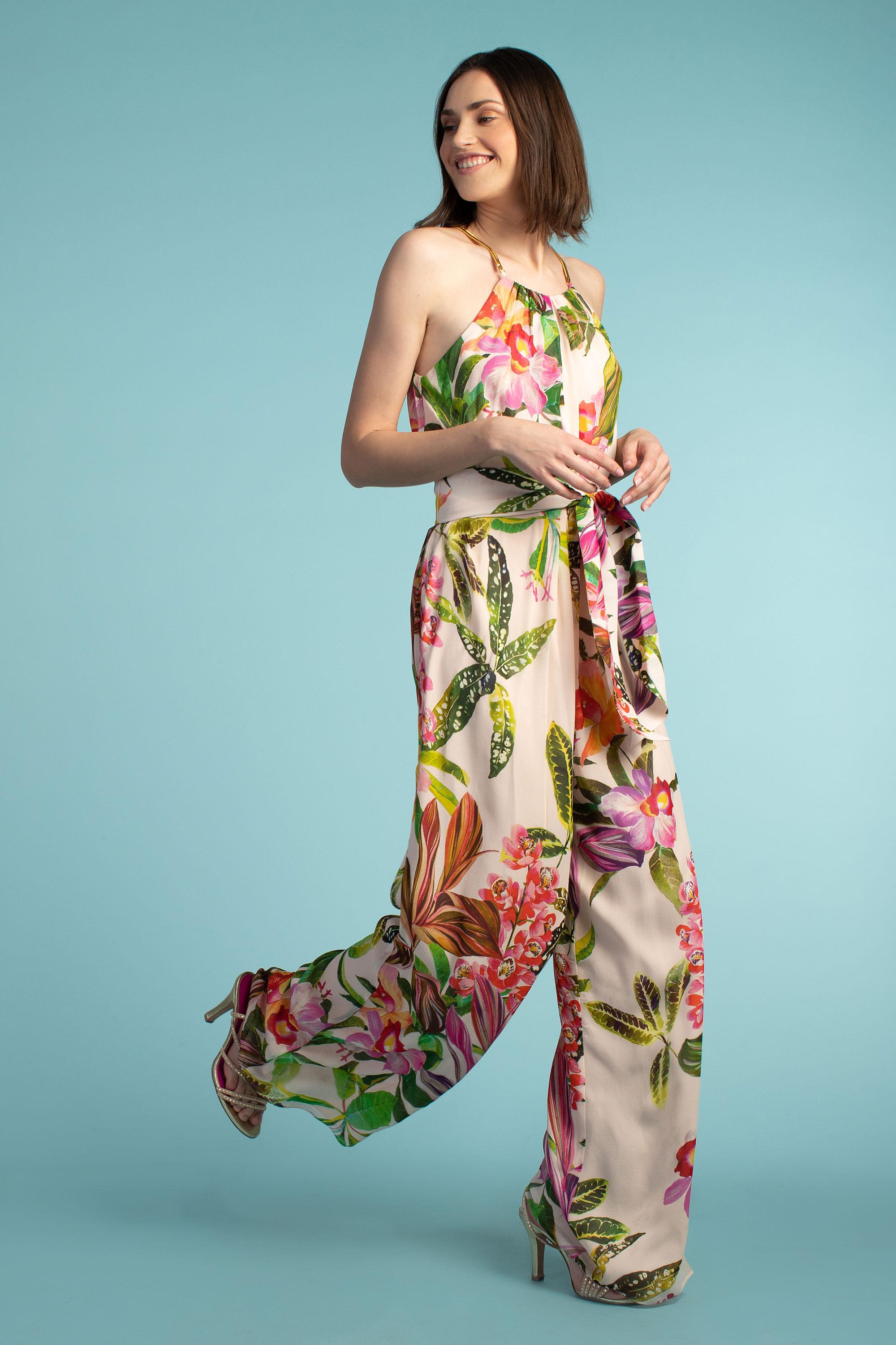 trina turk wayfarer jumpsuit pink