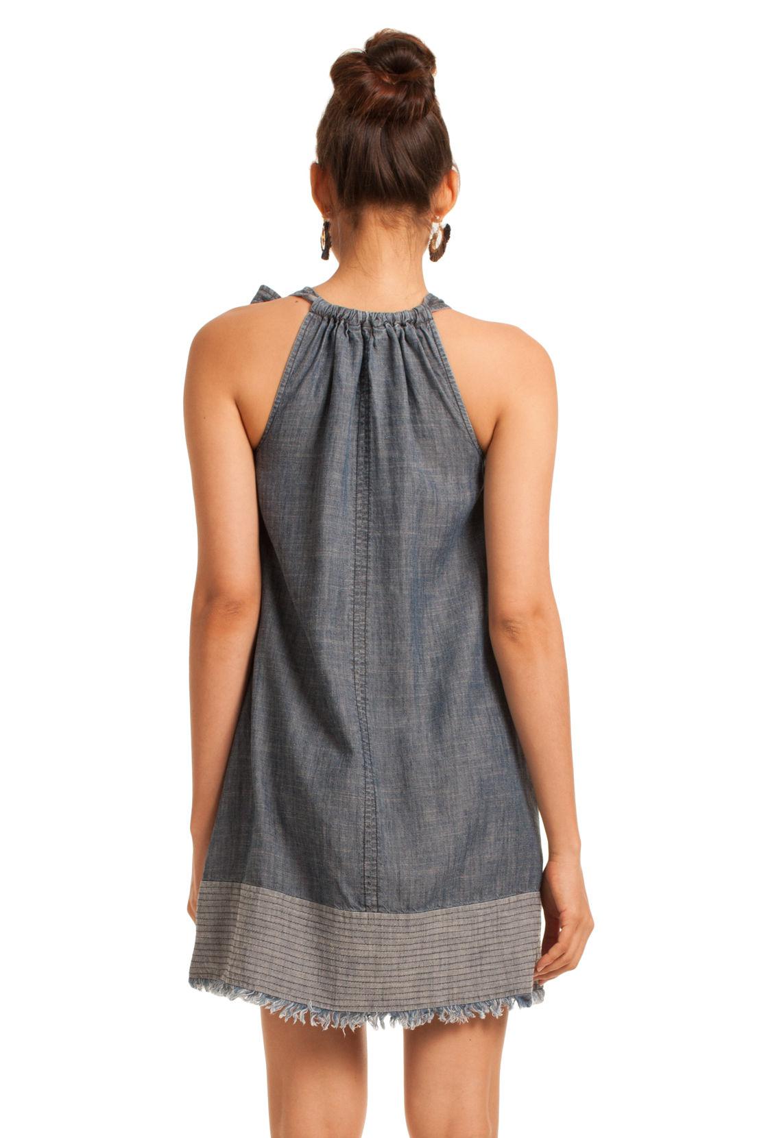 trina turk denim dress