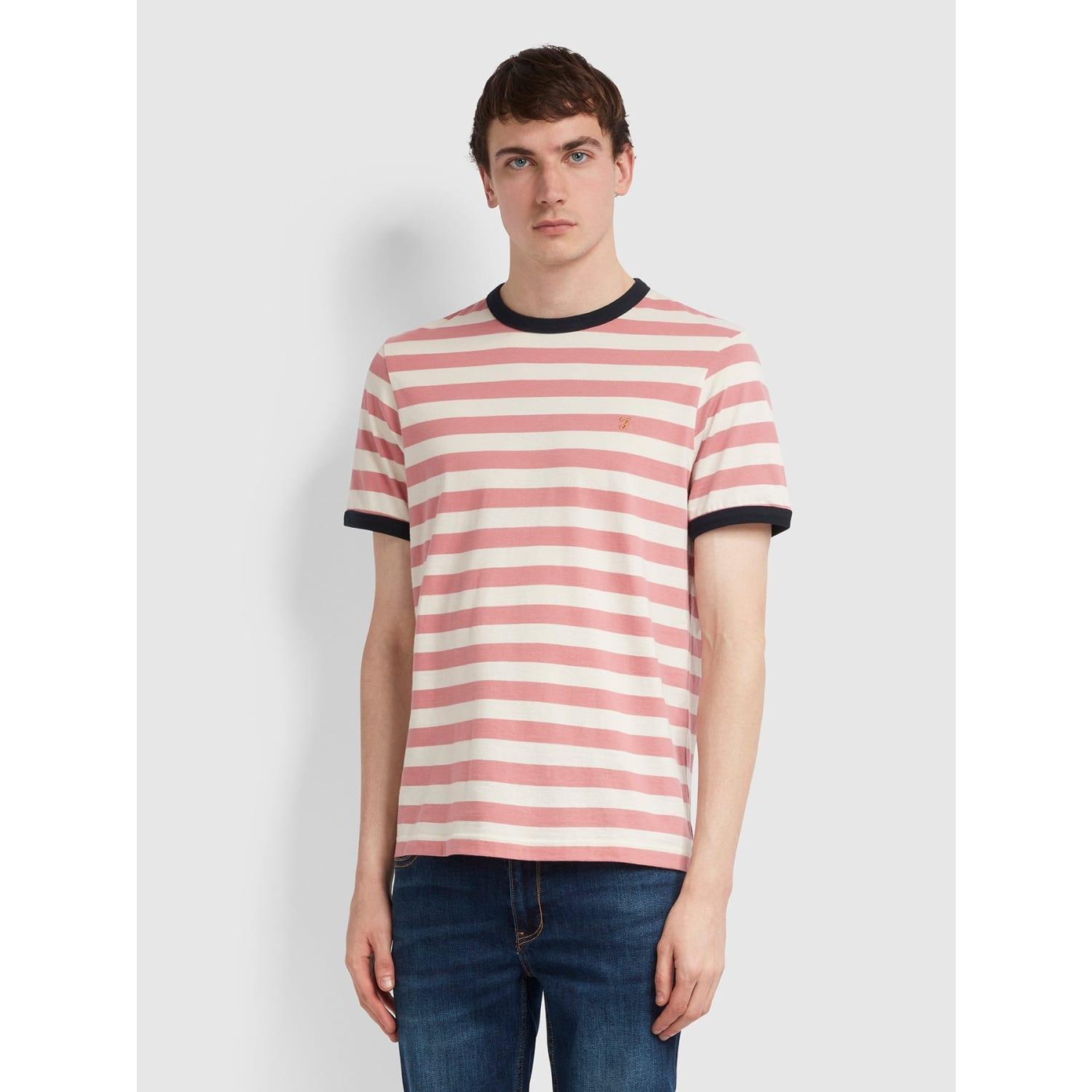 Farah Cotton Belgrove Slim Fit Striped 