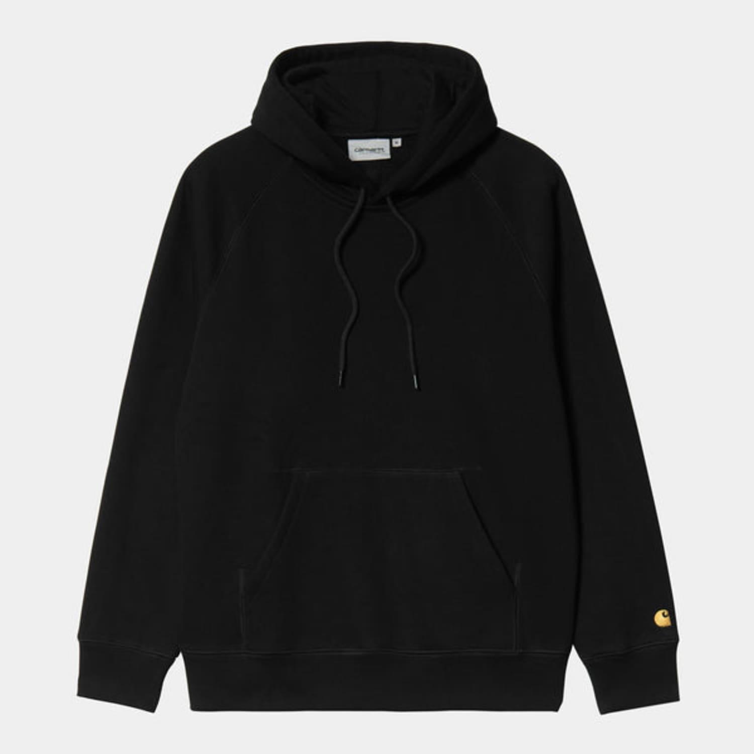 Carhartt Sweat À Capuche Chase Black Gold for Men | Lyst