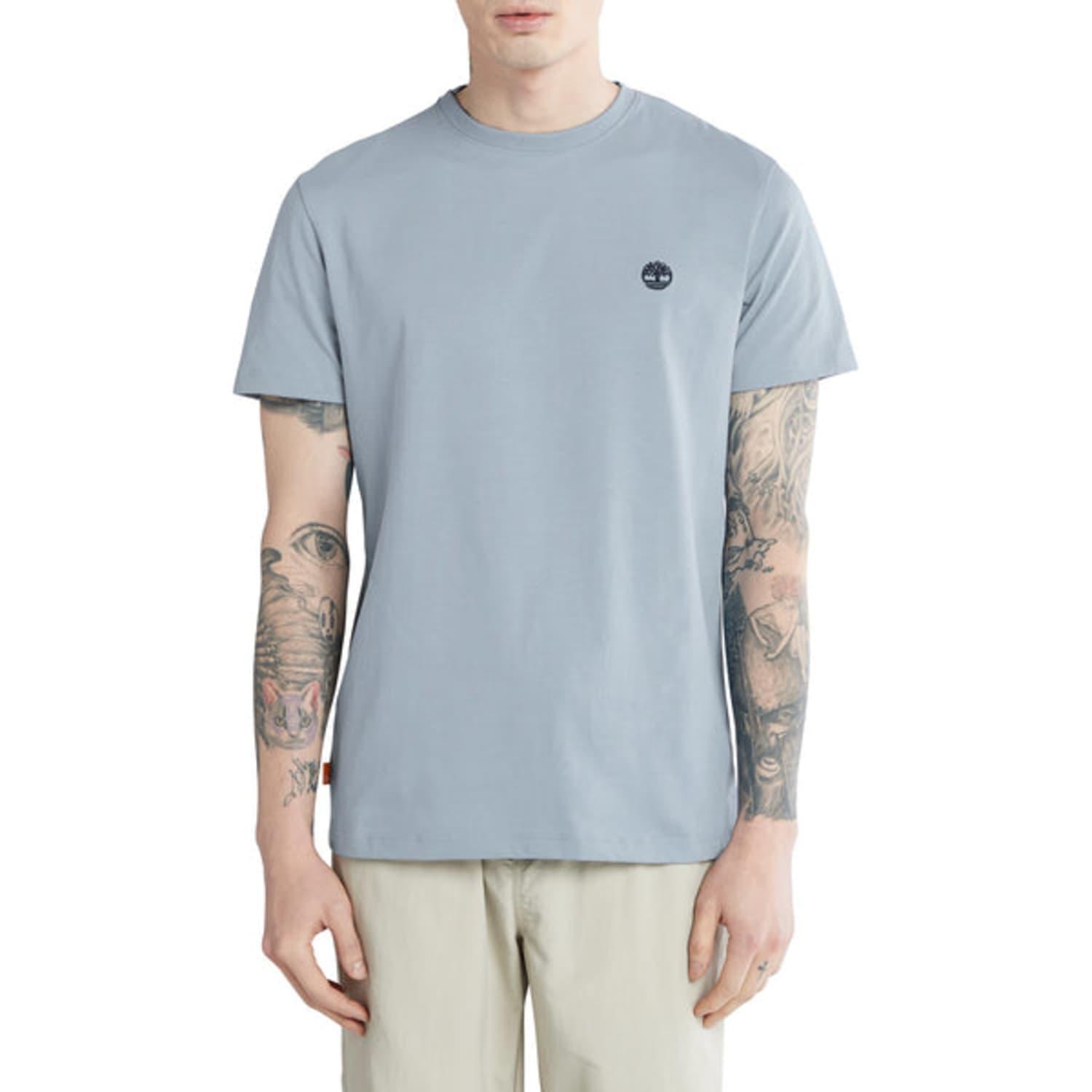 Timberland Dunstan River Jersey Crew T-shirt in Blue for Men | Lyst