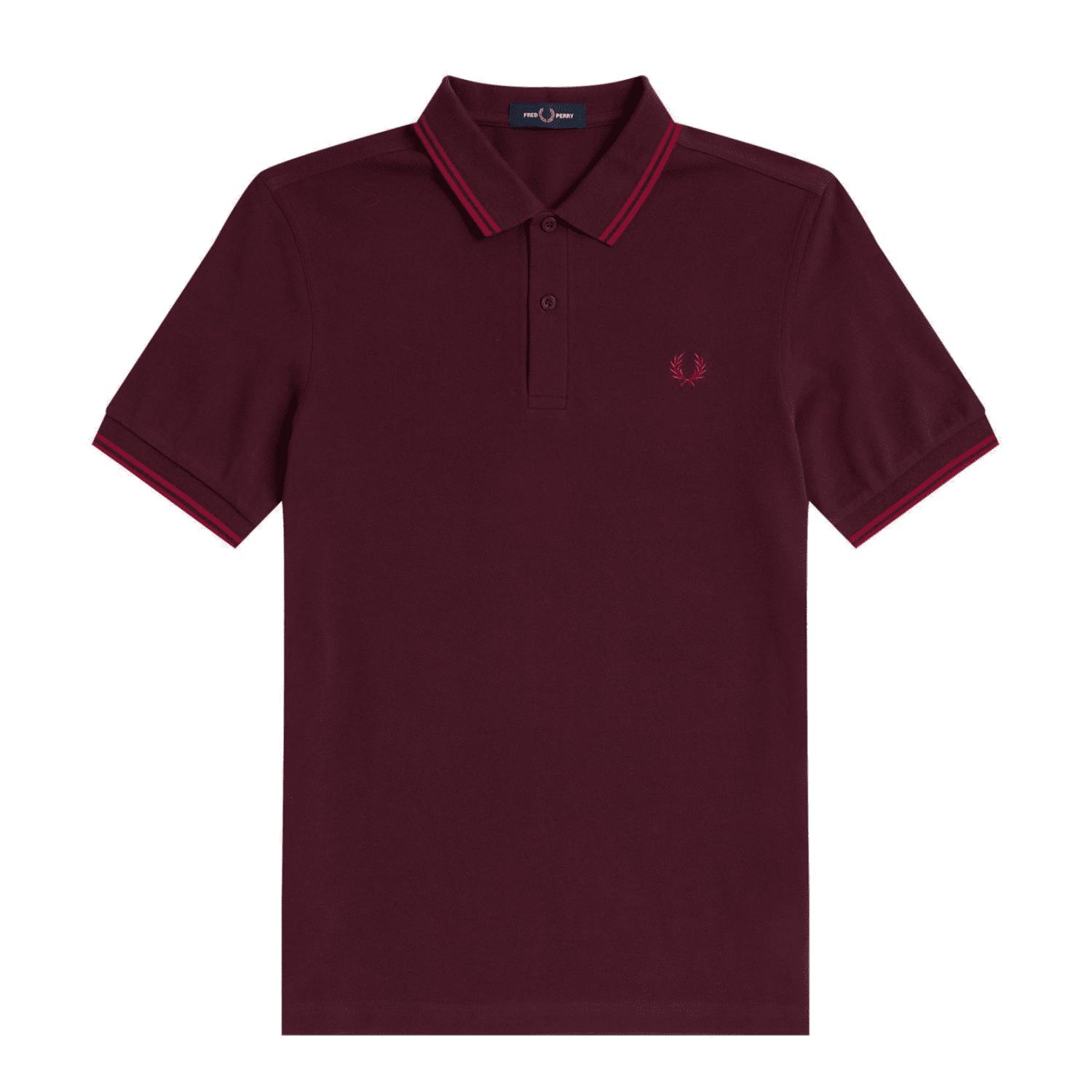Fred Perry Cotton Slim Fit Twin Tipped 