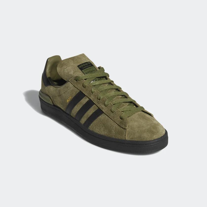 adidas Olive Black Campus Adv Mj Shoes in Green for Men | Lyst