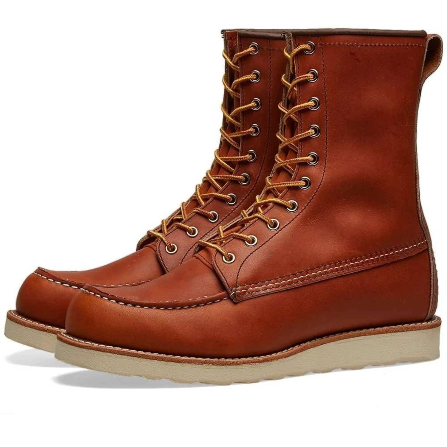 red wing 8 inch moc