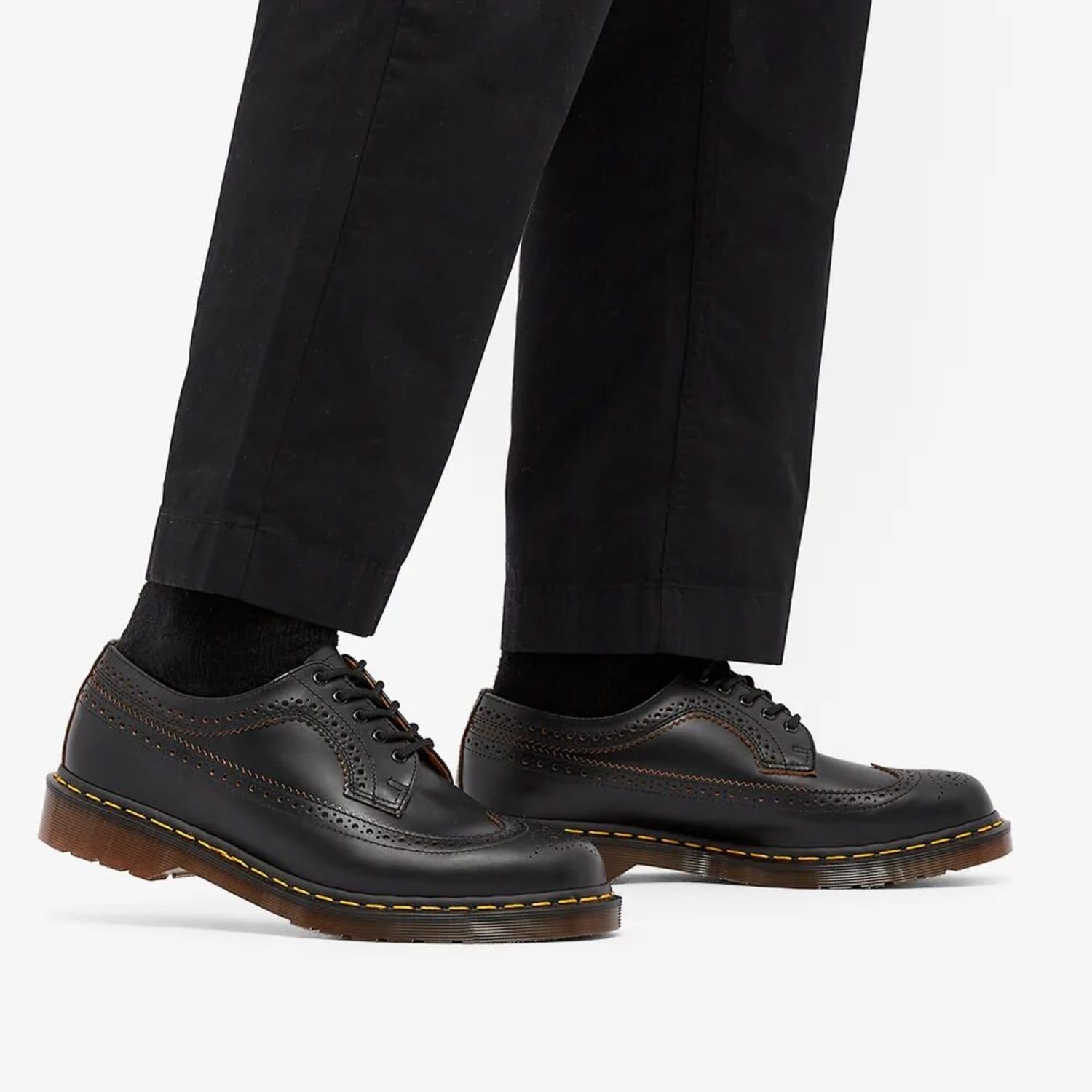 Dr. Martens Leather Vintage 3989 Quilon Shoe in Black for Men | Lyst