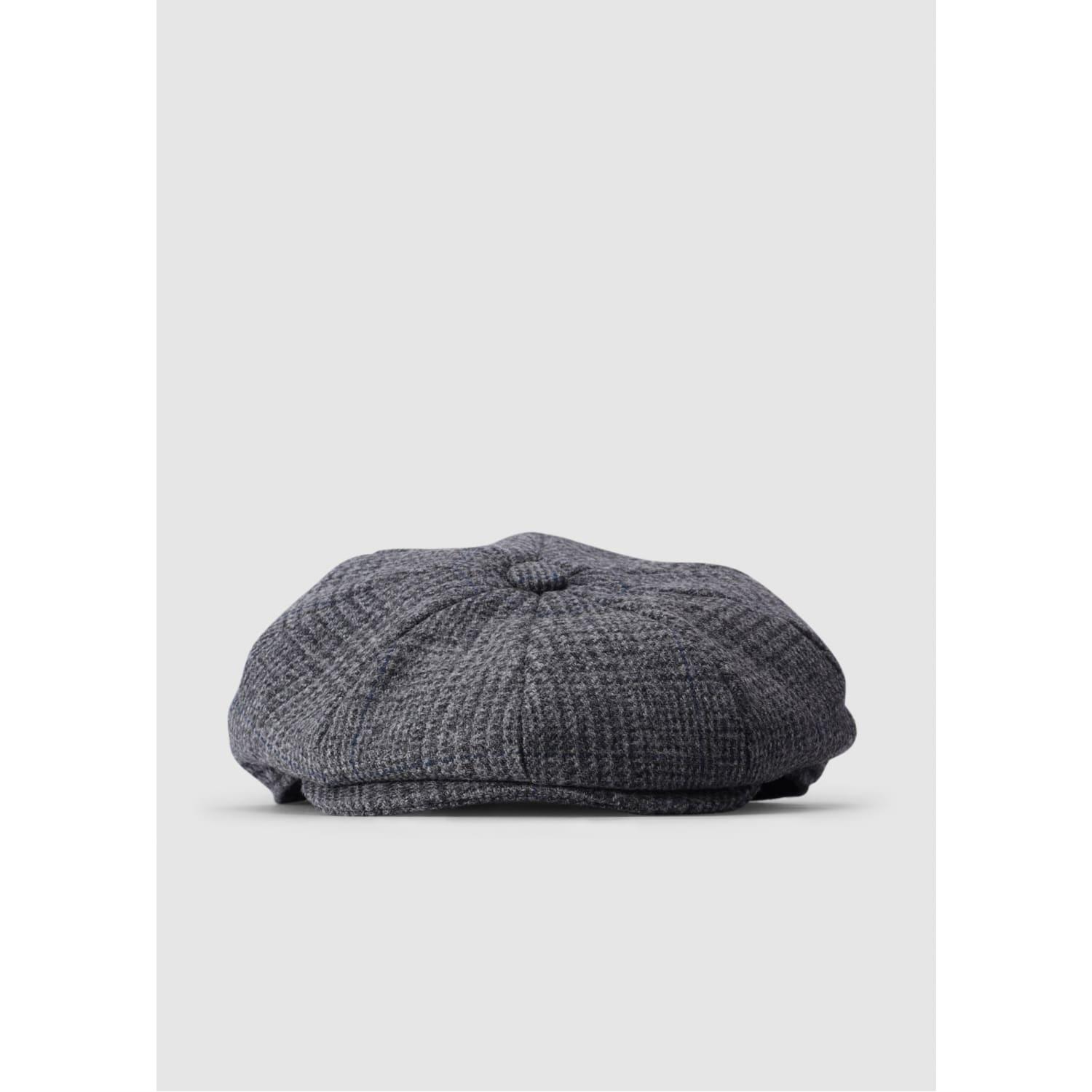Christys' S 8 Piece Baker Boy Tweed Flat Cap in Gray for Men | Lyst
