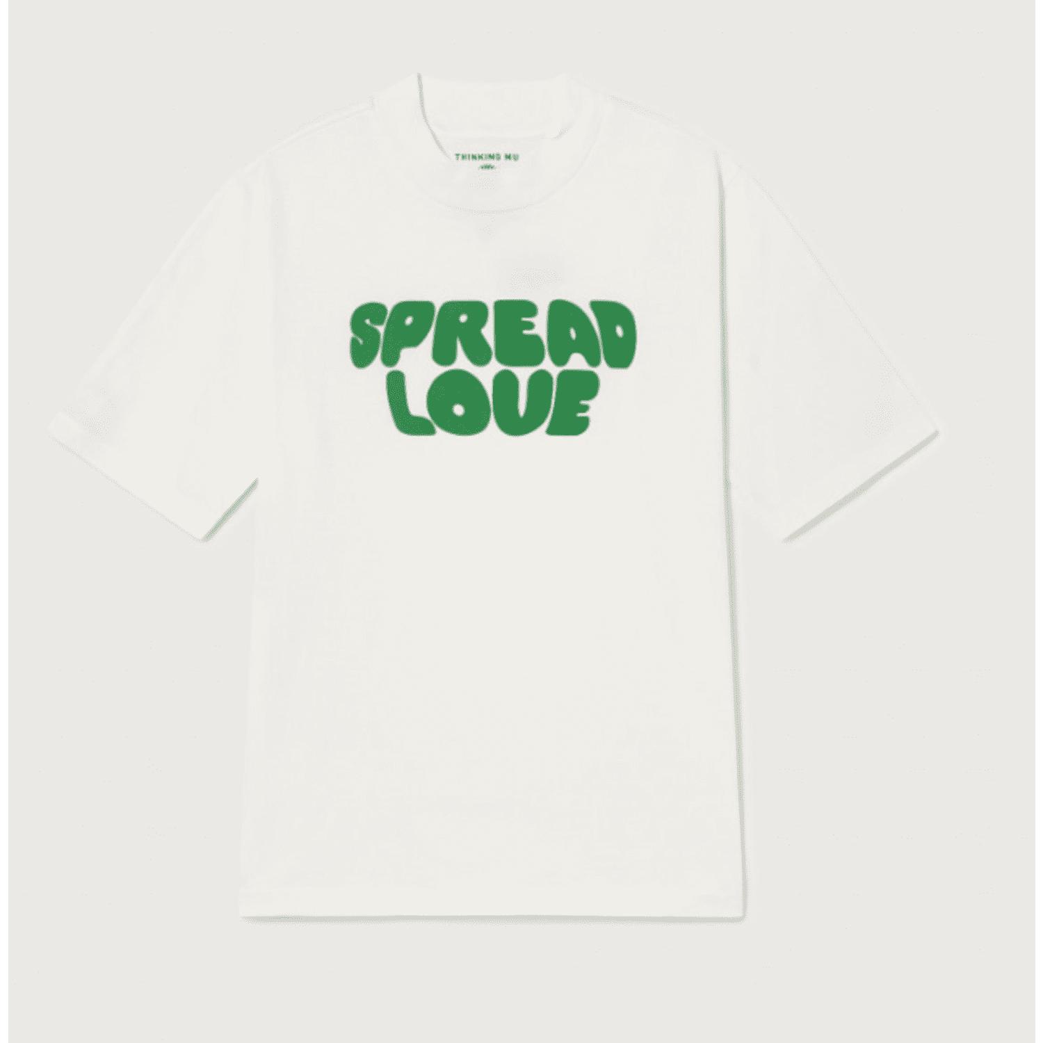 Camiseta amor difundido de Thinking Mu de color Verde | Lyst