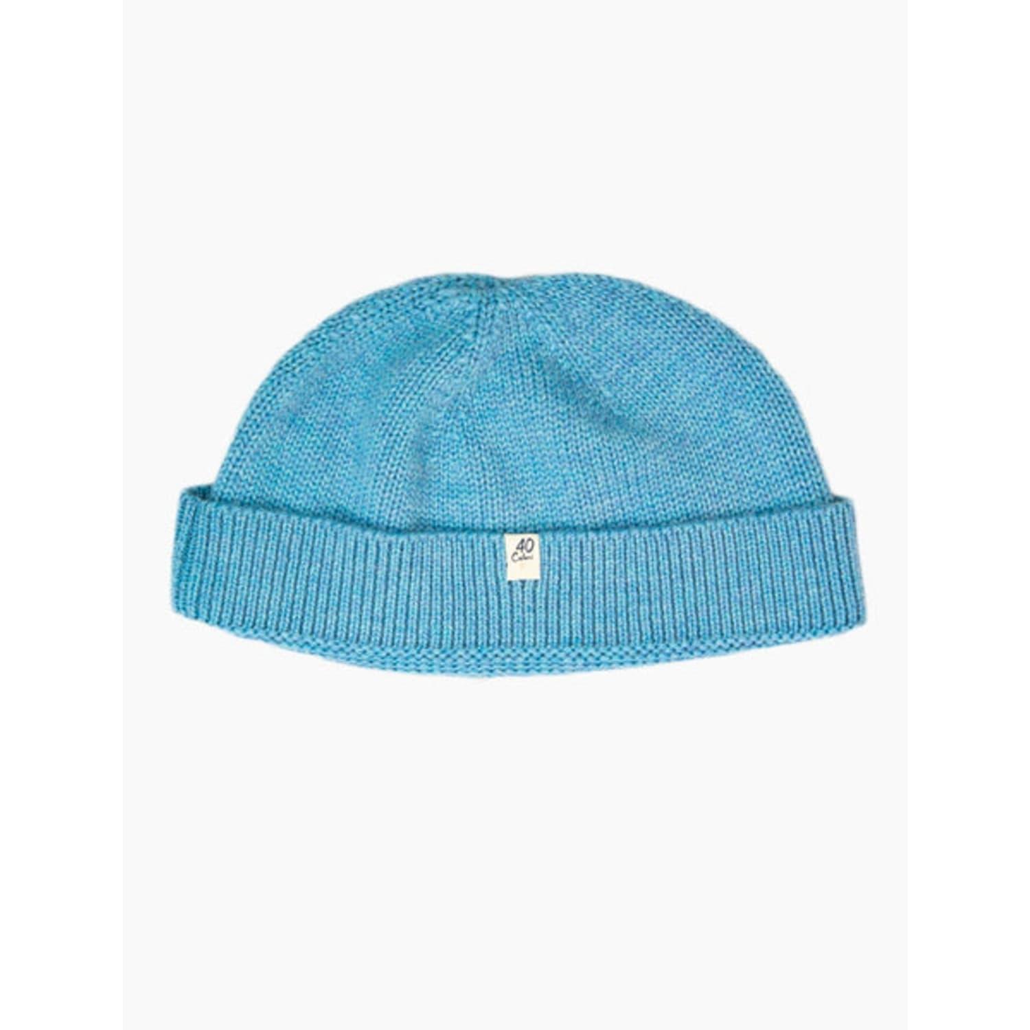 Blue store fisherman beanie