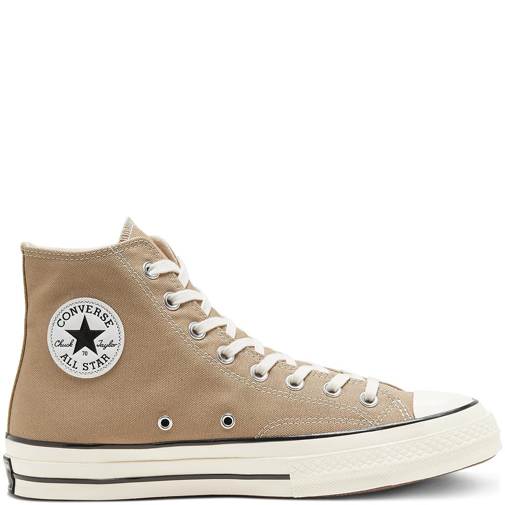 Converse Khaki Vintage Canvas High Top 168504c Sneakers in Natural - Lyst