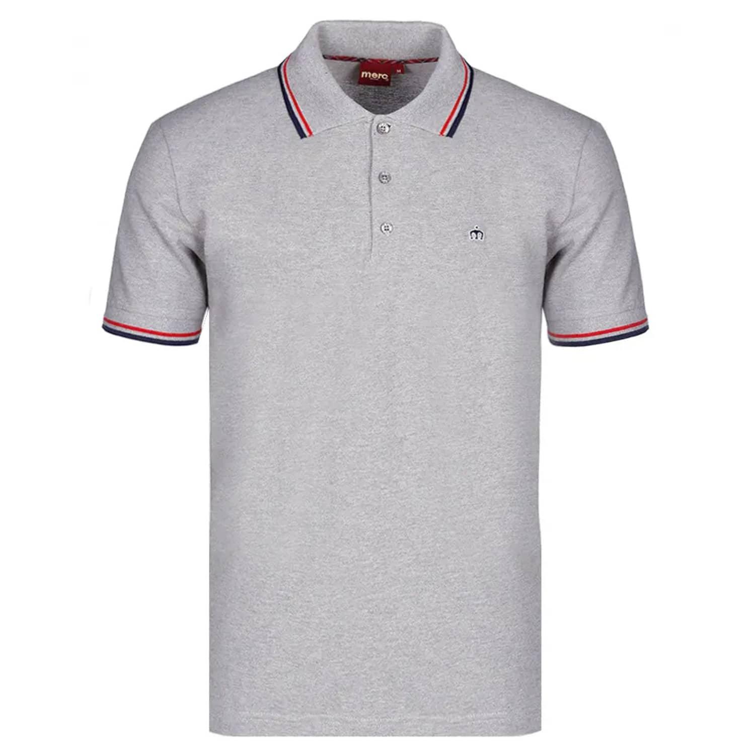 Merc London Card Polo Shirt in Gray for Men | Lyst