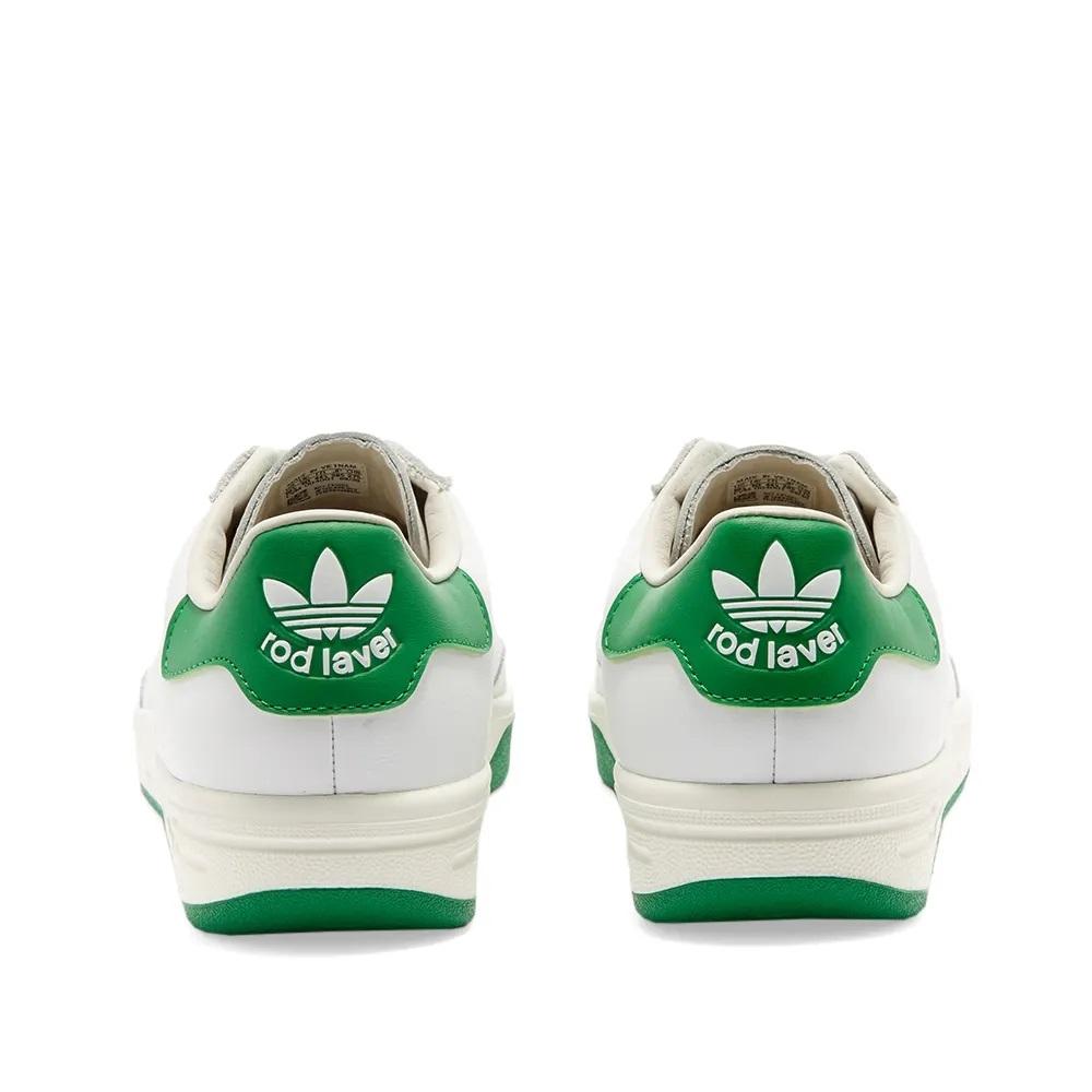 adidas Rod Laver Shoes White, Green & Off White for Men - Lyst