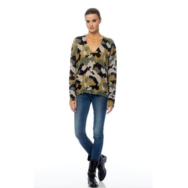 360 cashmere camo sweater Clearance