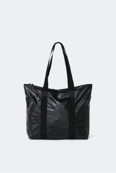 rains tote backpack black